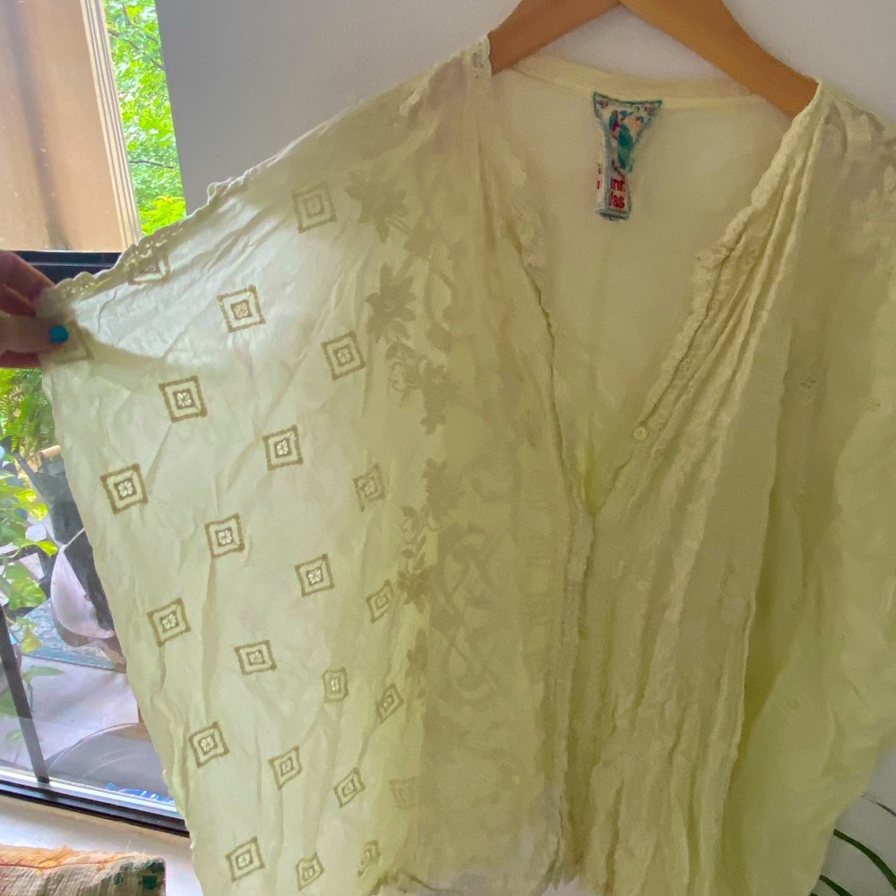 JOHNNY WAS BUTTON DOWN TUNIC